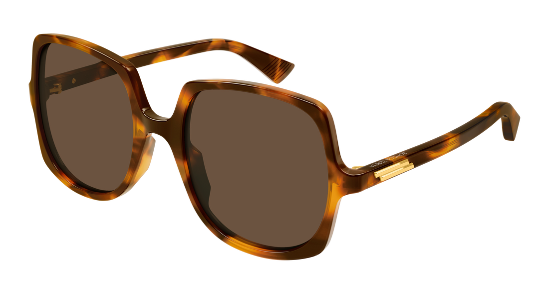 Sonnenbrillen bottega veneta bv1498s 002 havana butterfly femenino größe 55mm - Hauptansicht