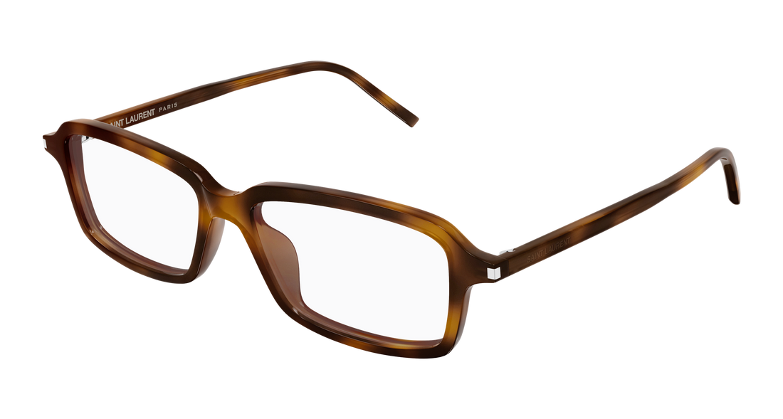 Brillen saint laurent sl 938 opt 008 havana rectangular / squared masculino größe 55mm - Hauptansicht