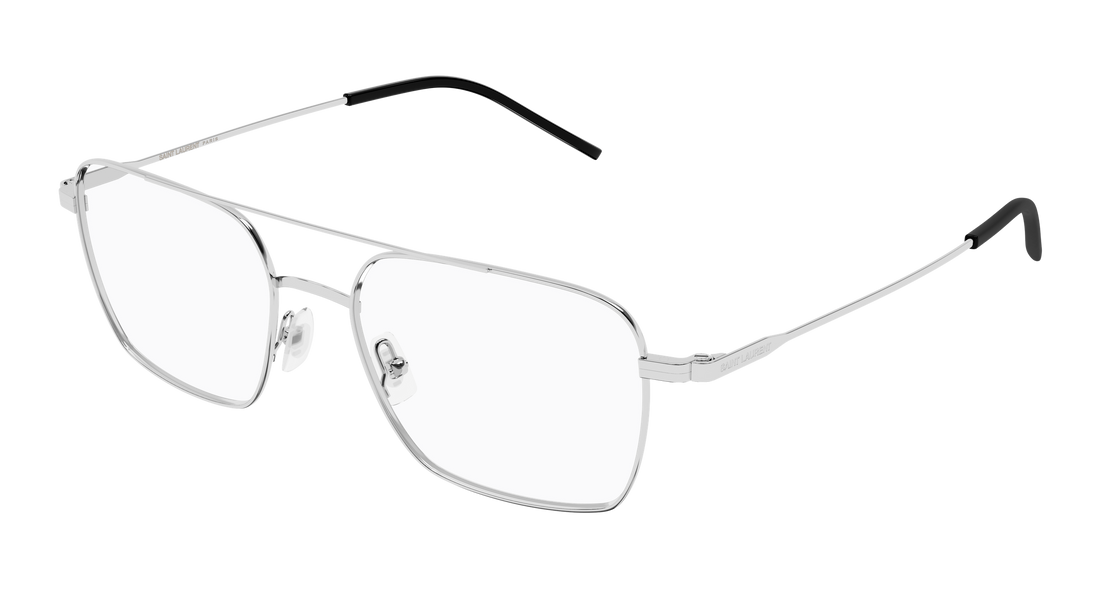Gafas graduadas saint laurent sl 888 002 plateado pilot/navigator unisex talla 53mm - Vista principal