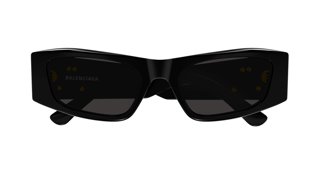 Lunettes de soleil balenciaga bb0478s 001 negro geometrical/directional femenino taille 55mm - Vue détaillée