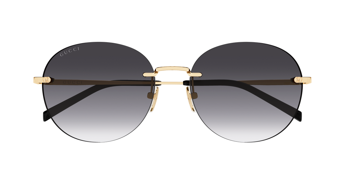 Sunglasses gucci gg2101sa 001 dorado round/oval/panthos femenino size 58mm - Detailed view