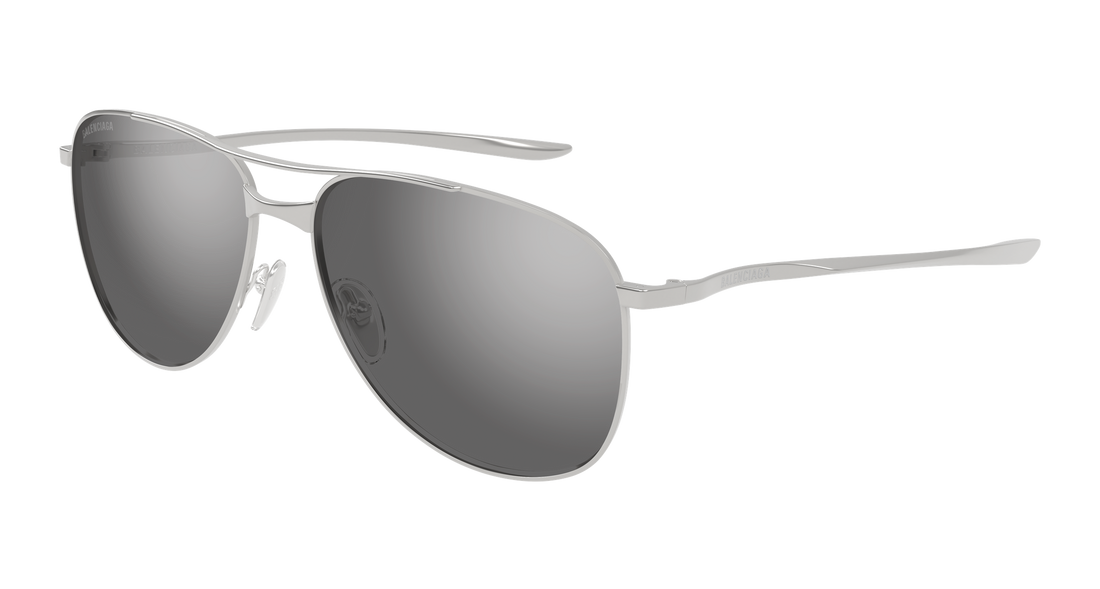 Sonnenbrillen balenciaga bb0538s 003 plateado pilot/navigator masculino größe 62mm - Hauptansicht