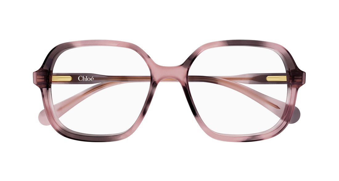Gafas graduadas chloé cc0027o 002 havana geometrical/directional infantil talla 49mm - Vista de detalle