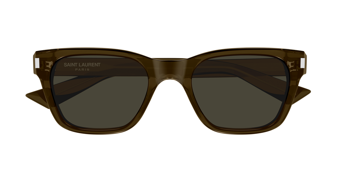 Óculos de sol saint laurent sl 874 004 marron rectangular / squared unisex tamanho 52mm - Vista de detalhe