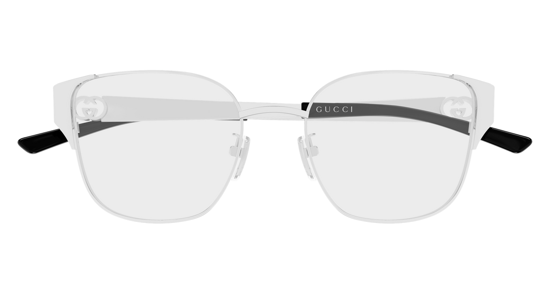 Lunettes de vue gucci gg2199ol 002 plateado geometrical/directional femenino taille 50mm - Vue détaillée