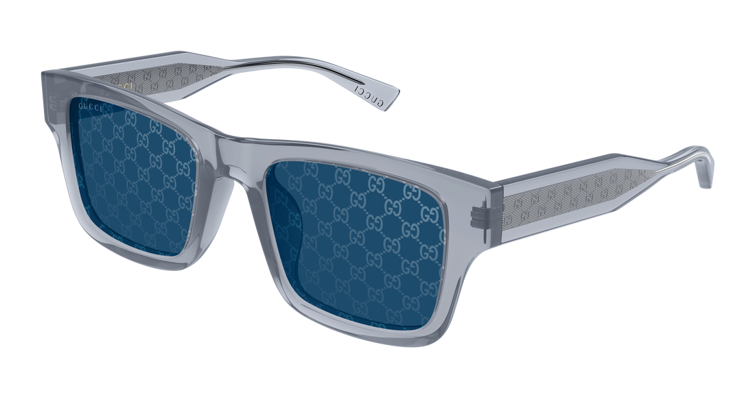 Óculos de sol gucci gg2072sa 004 gris rectangular / squared masculino tamanho 52mm - Vista principal