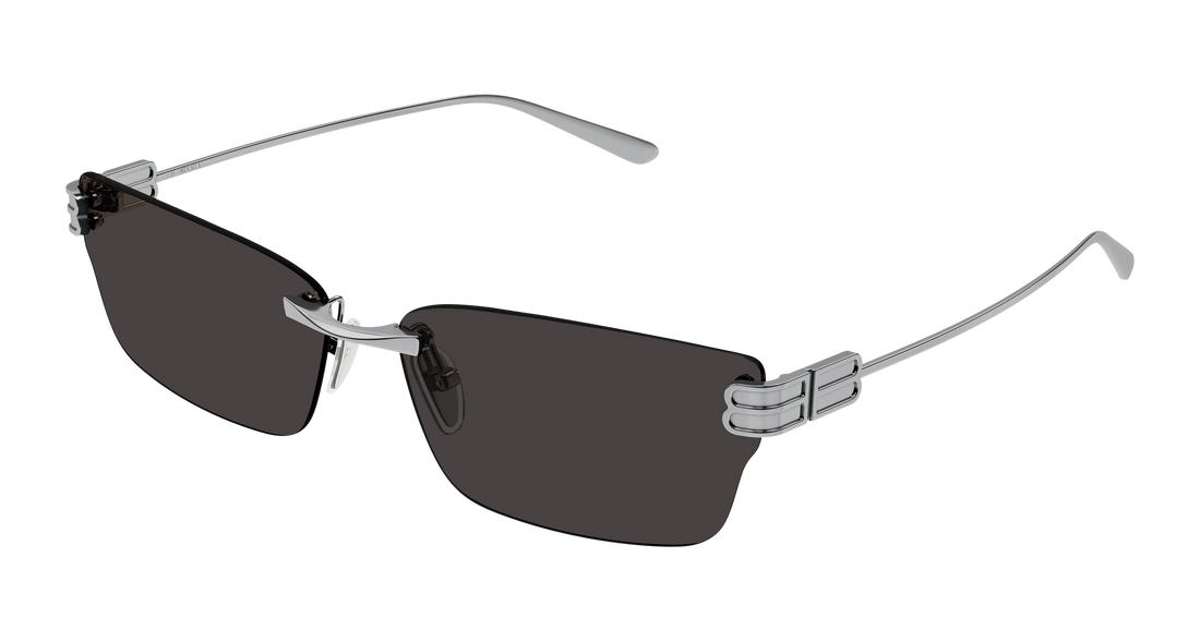 Óculos de sol balenciaga bb0487s 001 plateado cat eye femenino tamanho 63mm - Vista principal