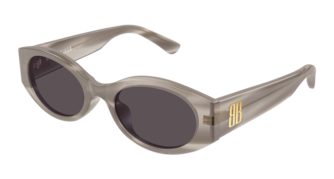 Occhiali da sole balenciaga bb0477sa 003 gris round/oval/panthos femenino taglia 53mm - Vista principale