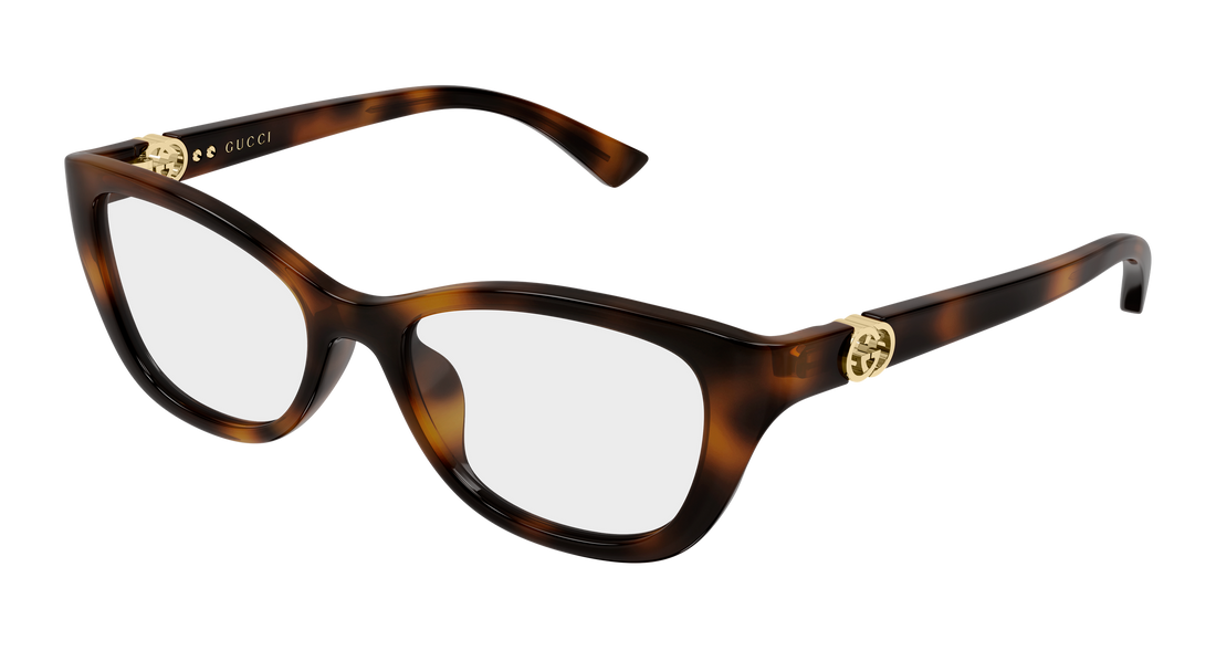 Lunettes de vue gucci gg2196ol 006 havana cat eye femenino taille 53mm - Vue principale