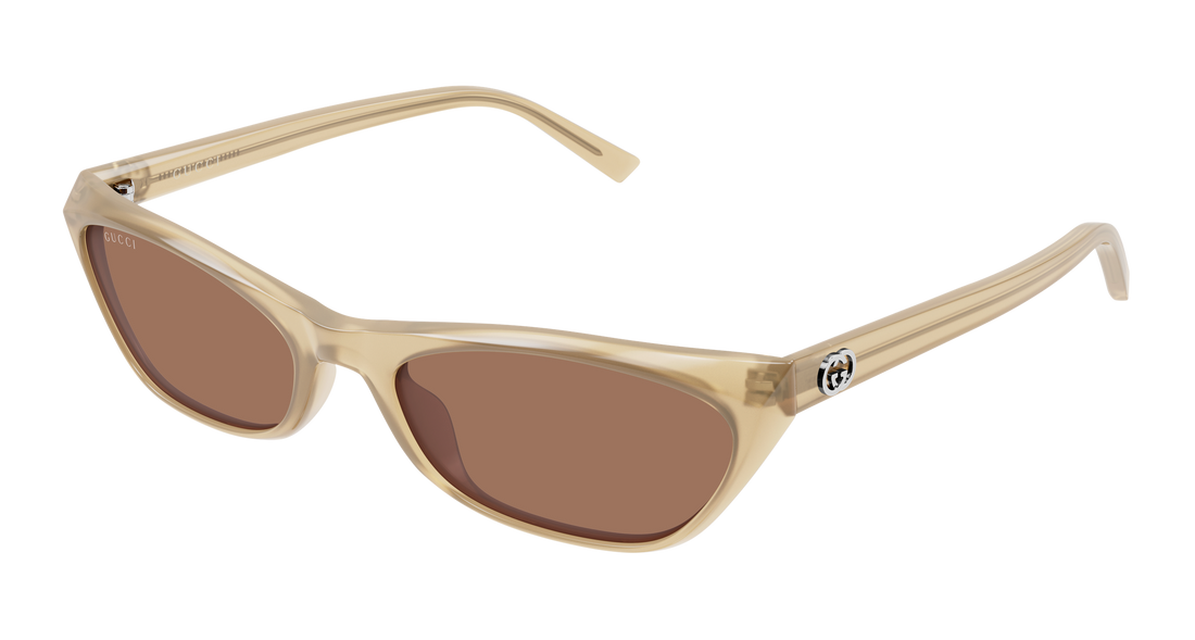 Sonnenbrillen gucci gg2203s 005 beige geometrical/directional femenino größe 56mm - Hauptansicht