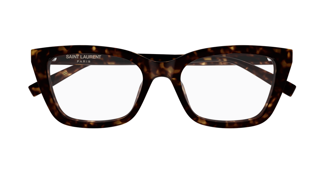 Brillen saint laurent sl 911 002 havana cat eye femenino größe 53mm - Detailansicht