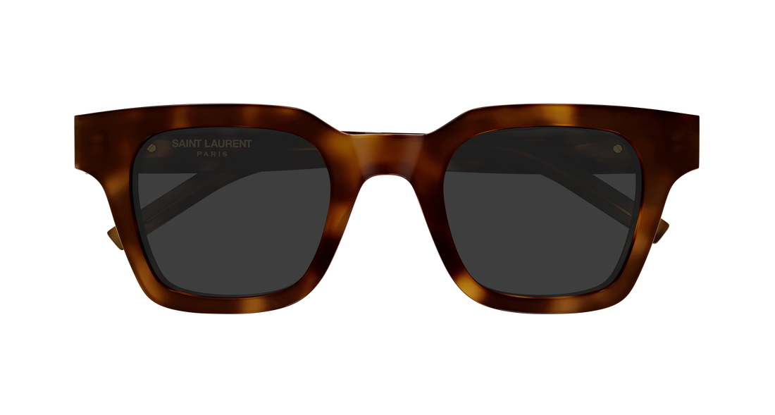 Sunglasses saint laurent sl m157 003 havana rectangular / squared unisex size 47mm - Detailed view