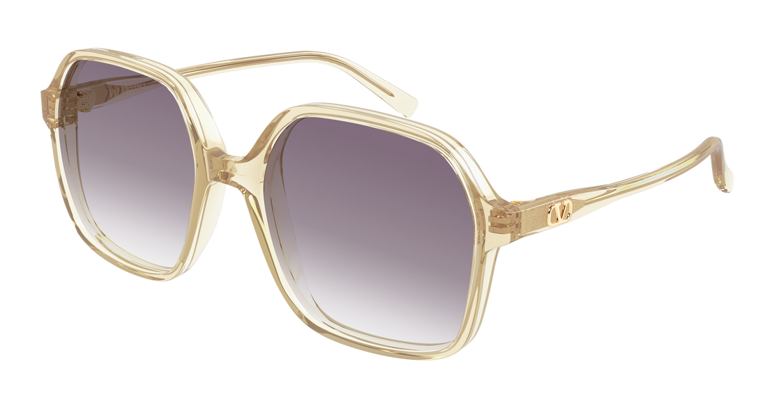 Lunettes de soleil valentino vg0018s 007 naranja rectangular / squared femenino taille 56mm - Vue principale
