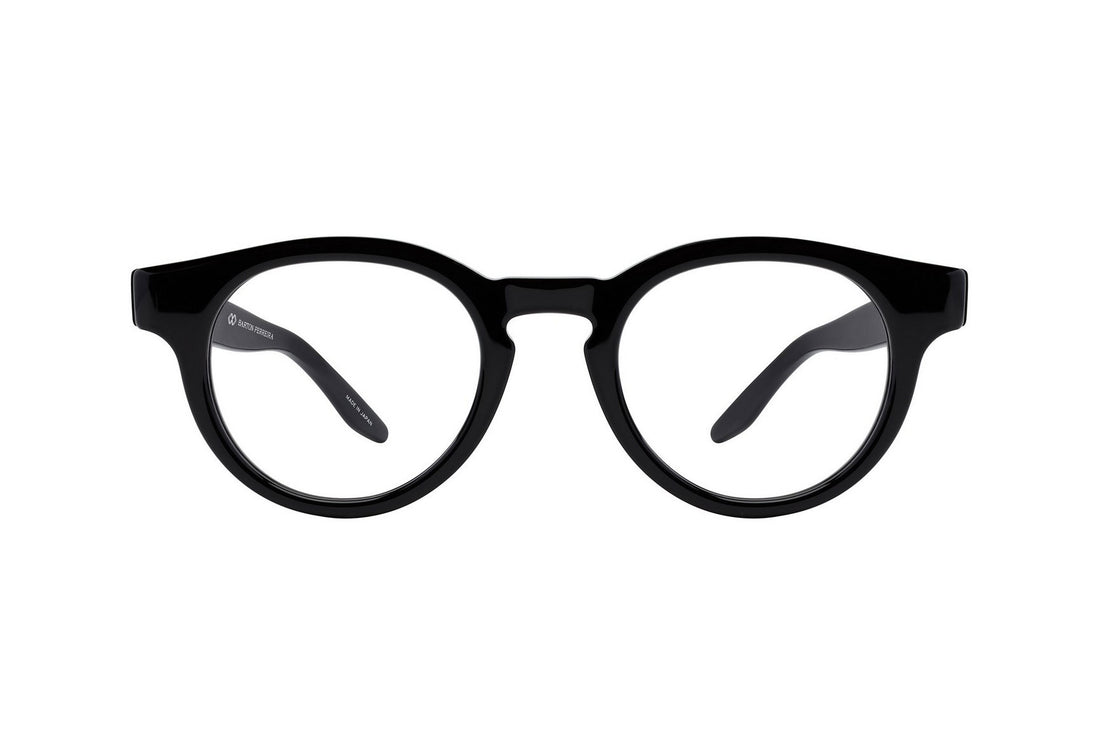 Gafas graduadas barton perreira oxford bp50133i 001 black round unisex talla 47mm - Vista de detalle