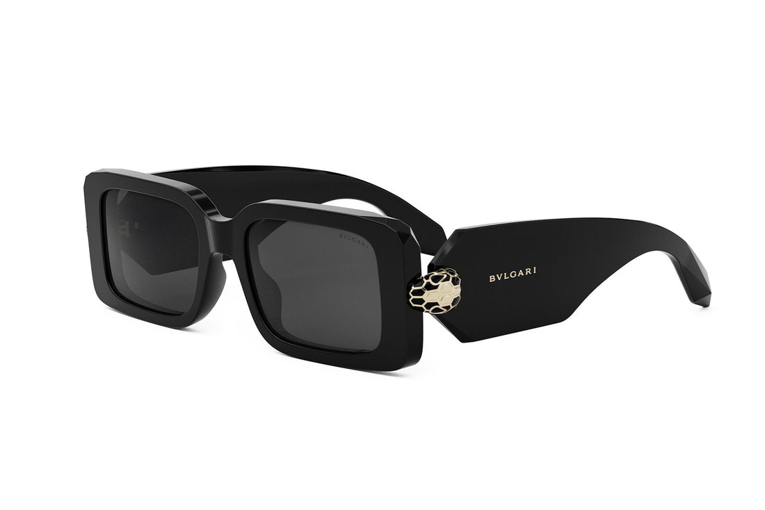 Okulary przeciwsłoneczne bvlgari serpenti forever bv40044i 01a black rectangular femenino rozmiar 53mm - Widok główny