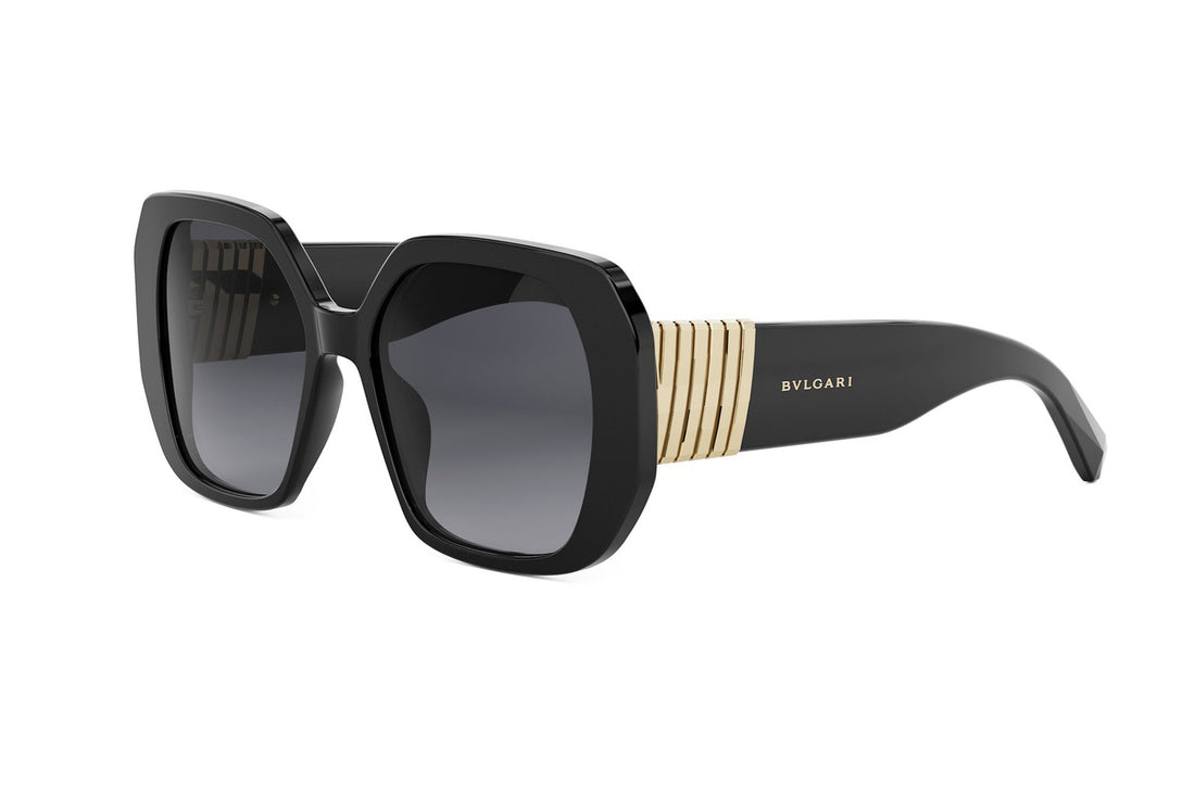 Okulary przeciwsłoneczne bvlgari tubogas bv40058i 01b black geometric femenino rozmiar 54mm - Widok główny