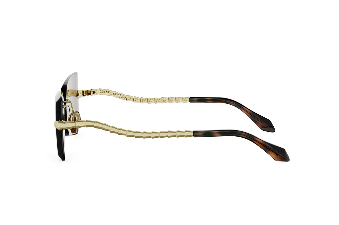 Okulary przeciwsłoneczne bvlgari serpenti viper bv40094u 30e gold butterfly femenino rozmiar 59mm - Widok szczegółowy
