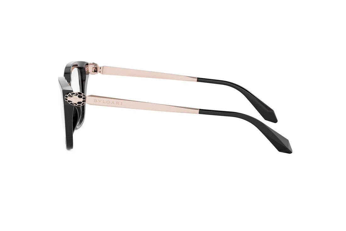 Okulary korekcyjne bvlgari serpenti forever bv50055i 001 black cat eye femenino rozmiar 51mm - Widok szczegółowy