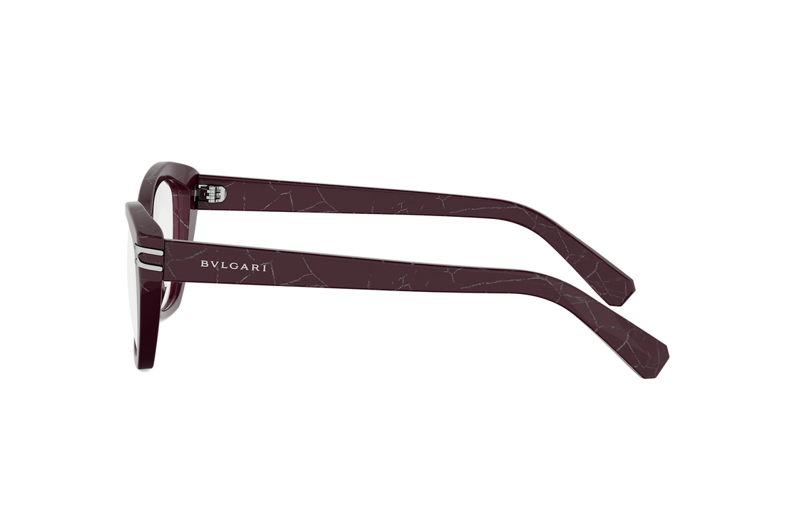 Okulary korekcyjne bvlgari b.zero1 bv50084i 071 red cat eye femenino rozmiar 52mm - Widok szczegółowy