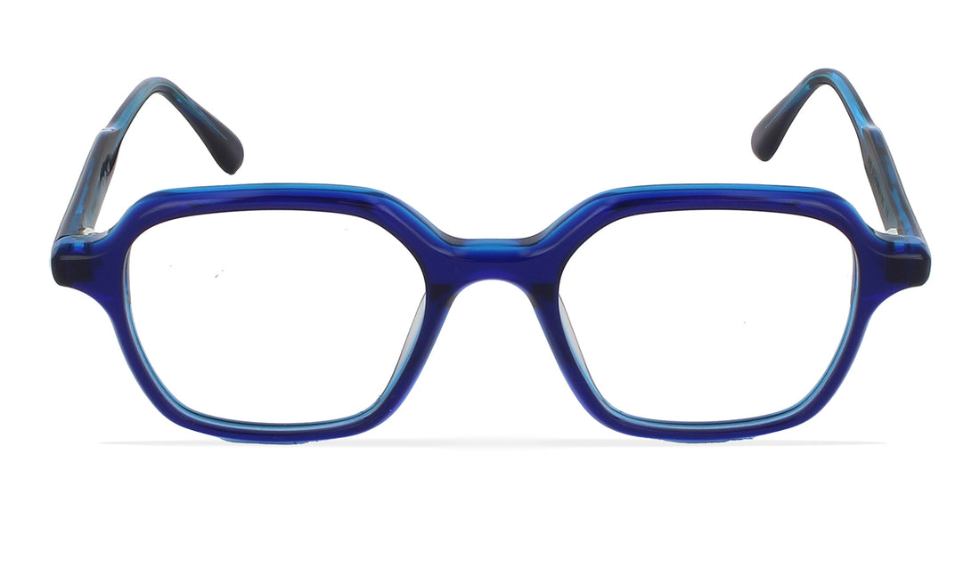 Occhiali da vista greyhounders banff blue azul square unisex taglia 46mm - Vista dettagliata