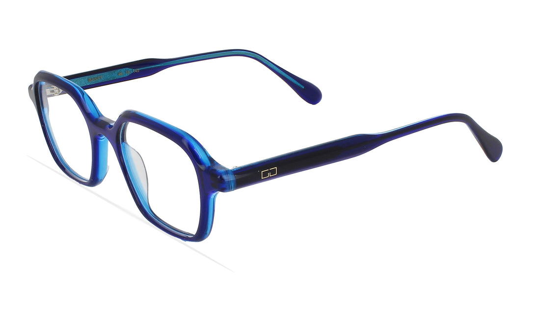 Occhiali da vista greyhounders banff blue azul square unisex taglia 46mm - Vista principale