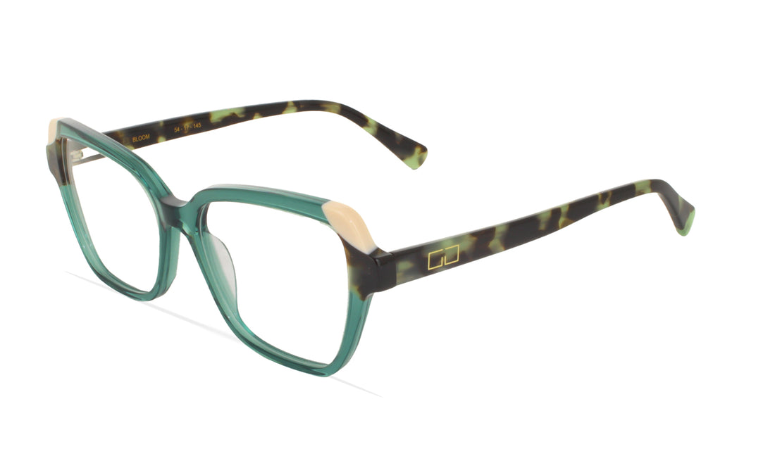 Occhiali da vista greyhounders bloom green verde square femenino taglia 54mm - Vista principale