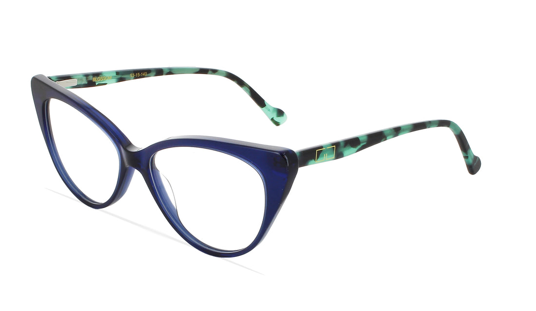 Occhiali da vista greyhounders blossom blue azul cat eye femenino taglia 52mm - Vista principale