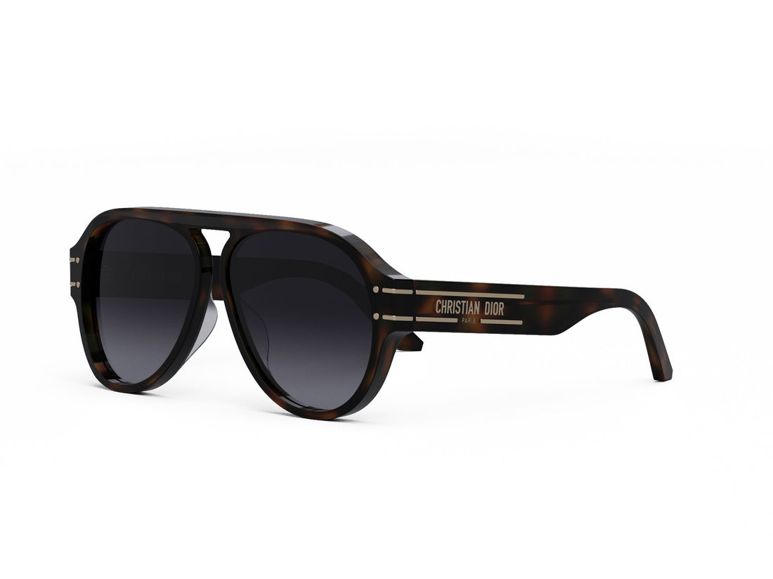 Sunglasses diorsignature a1u 26a1 havana pilot femenino size 58mm - Main view