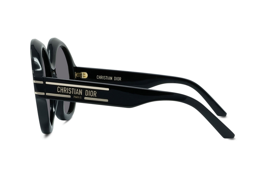 Sunglasses diorsignature r1u 10a0 black round femenino size 57mm - Detailed view
