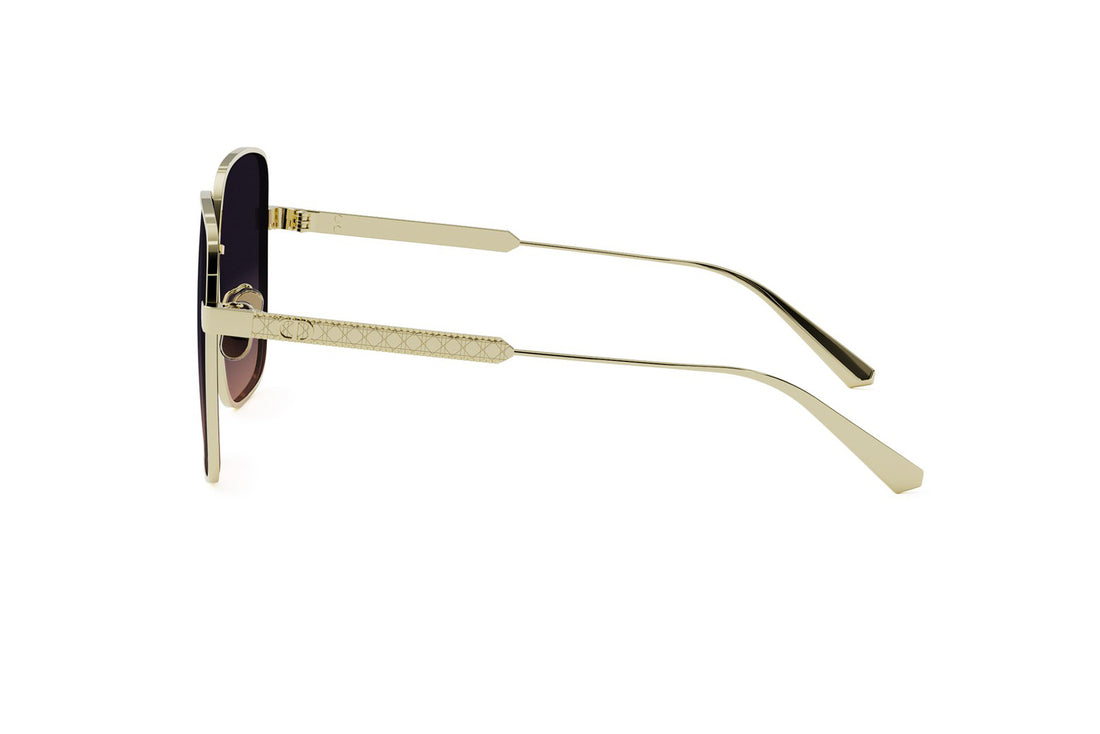 Sunglasses diorcannage s1u b0g2 gold square femenino size 59mm - Detailed view