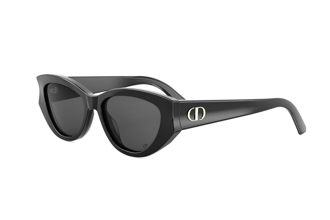 Sunglasses diorglow b1i 10a0 black oval femenino size 53mm - Main view