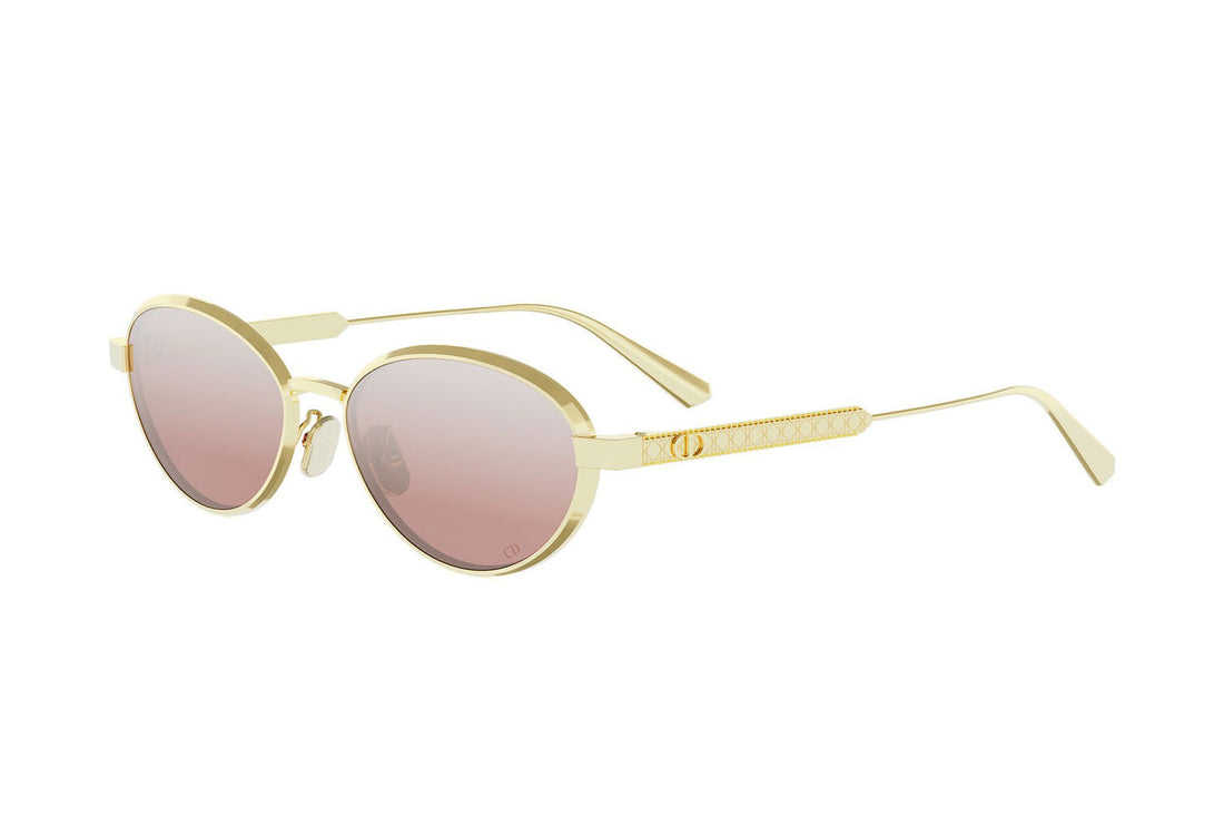 Sunglasses diorcannage r1u b0r6 gold oval femenino size 53mm - Main view