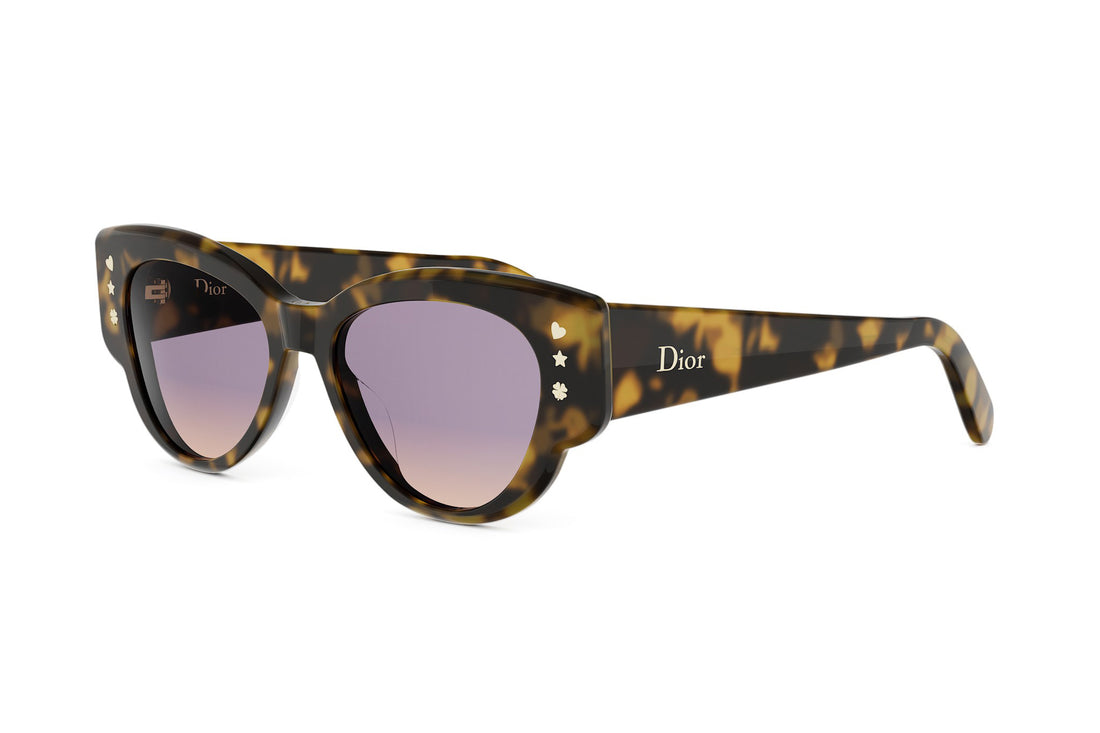 Sunglasses diorluckycharms b1i 20g2 havana butterfly femenino size 53mm - Main view