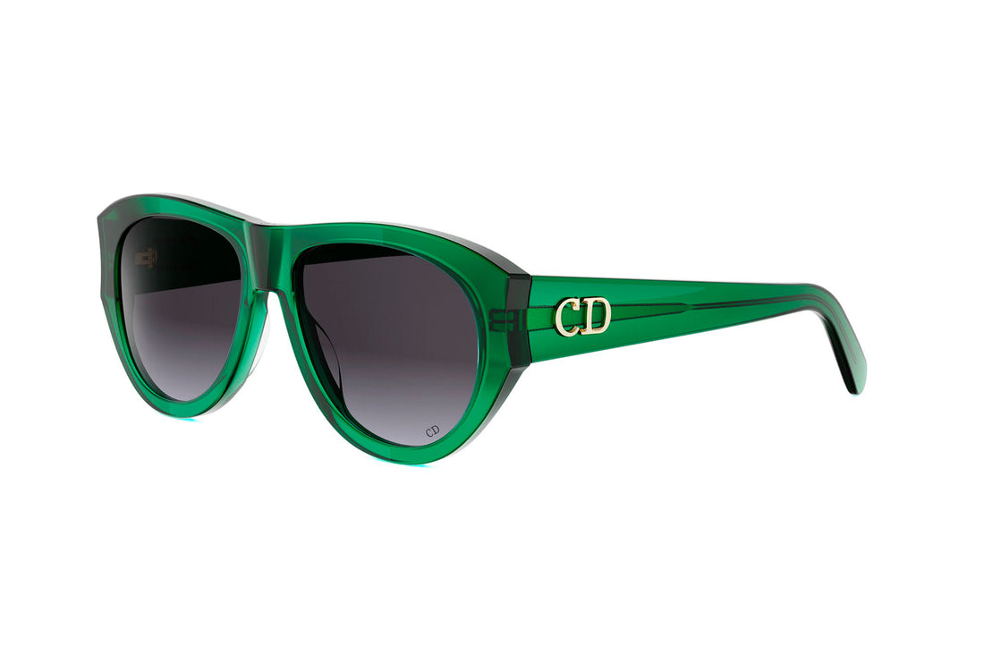 Sunglasses diorglow a1i 55a1 green pilot femenino size 55mm - Main view