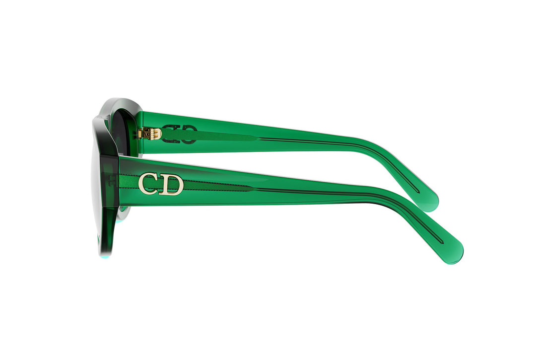 Sunglasses diorglow a1i 55a1 green pilot femenino size 55mm - Detailed view