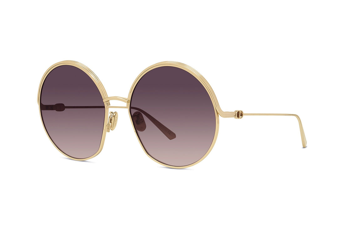 Okulary przeciwsłoneczne everdior r1u b0d1 gold round femenino rozmiar 61mm - Widok główny