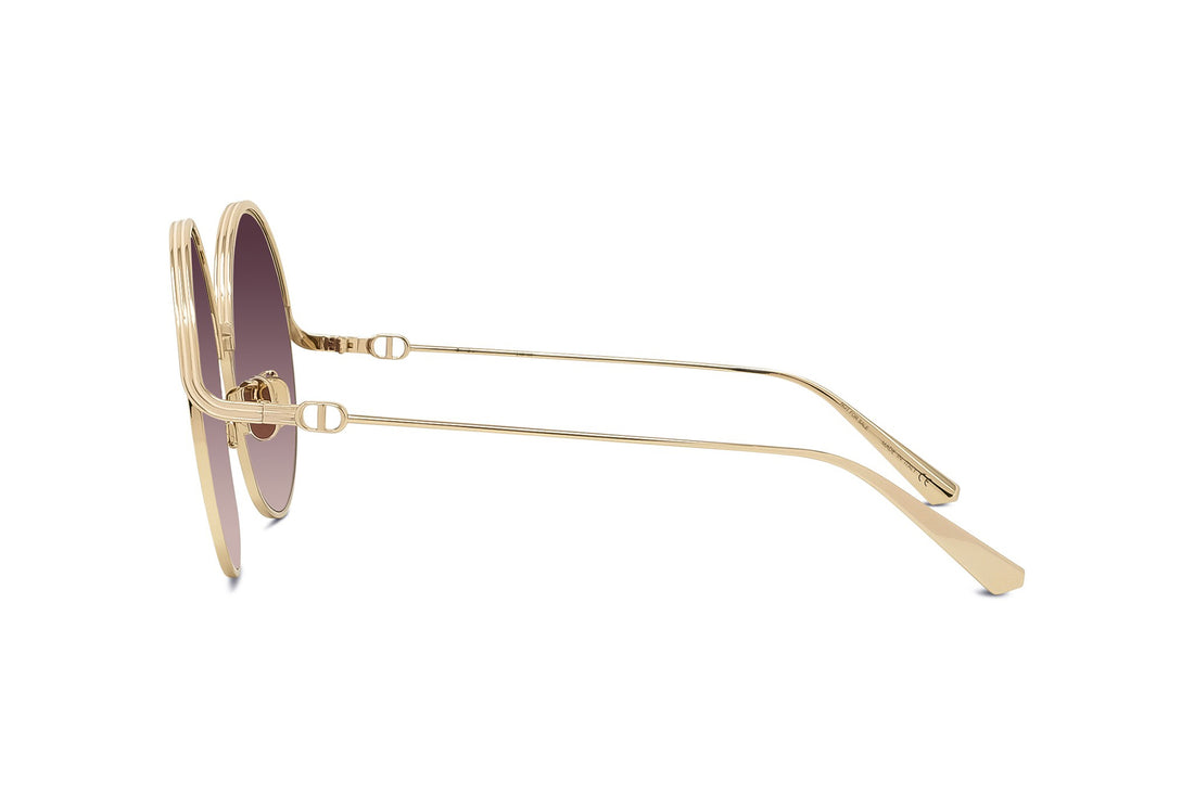 Okulary przeciwsłoneczne everdior r1u b0d1 gold round femenino rozmiar 61mm - Widok szczegółowy