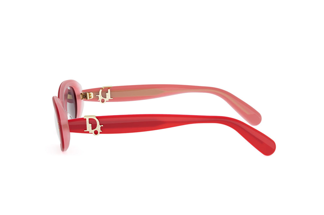 Sunglasses dior oblique b1i 35d0 red oval femenino size 52mm - Detailed view