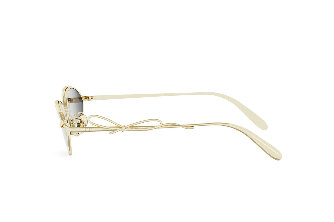 Sunglasses dior bow r1u b0a0 gold oval femenino size 55mm - Detailed view