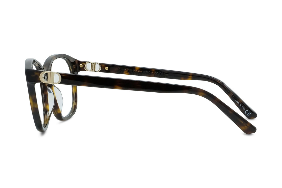 Lunettes de vue dior 30montaigneminio si 2000 havana geometric femenino taille 50mm - Vue détaillée