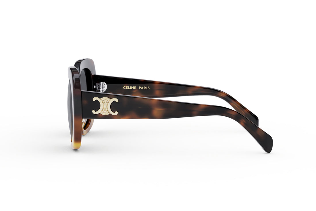 Okulary przeciwsłoneczne celine triomphe cl40226u 56a havana butterfly femenino rozmiar 55mm - Widok szczegółowy