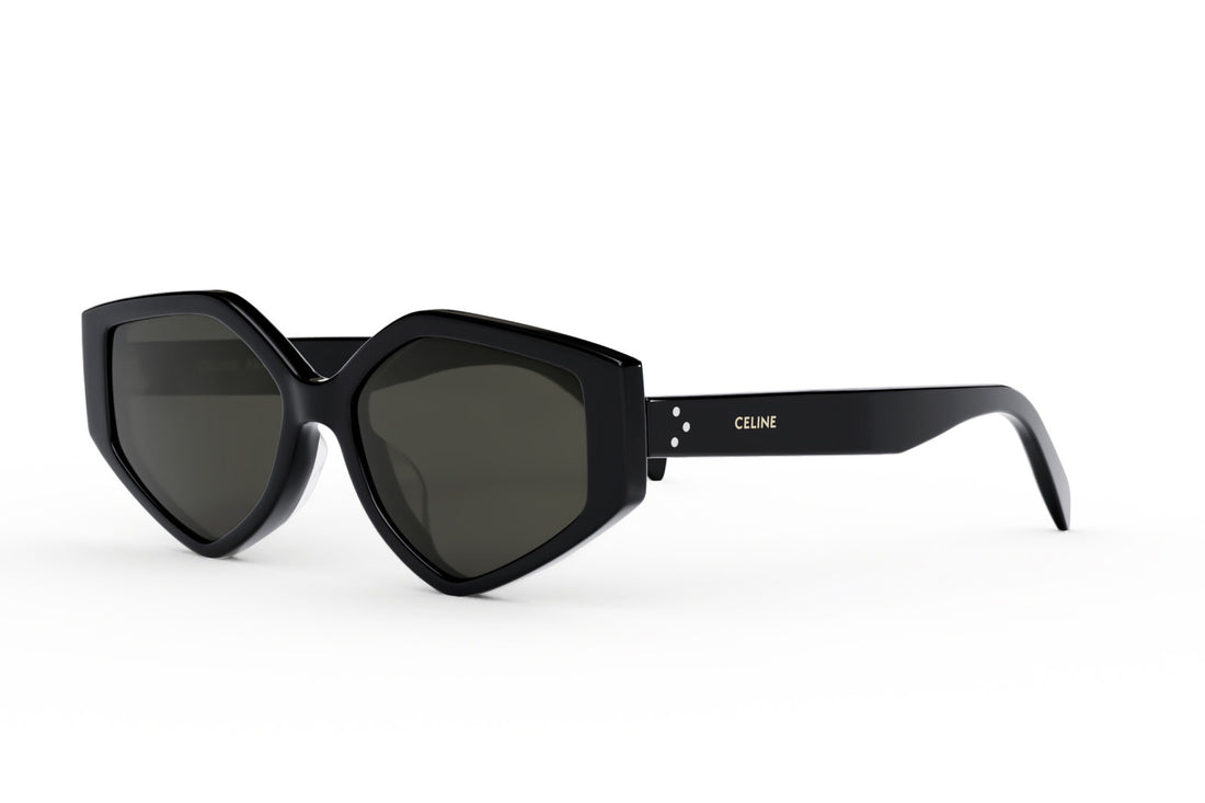 Okulary przeciwsłoneczne celine 3 dots cl40229f 01a black geometric femenino rozmiar 57mm - Widok główny