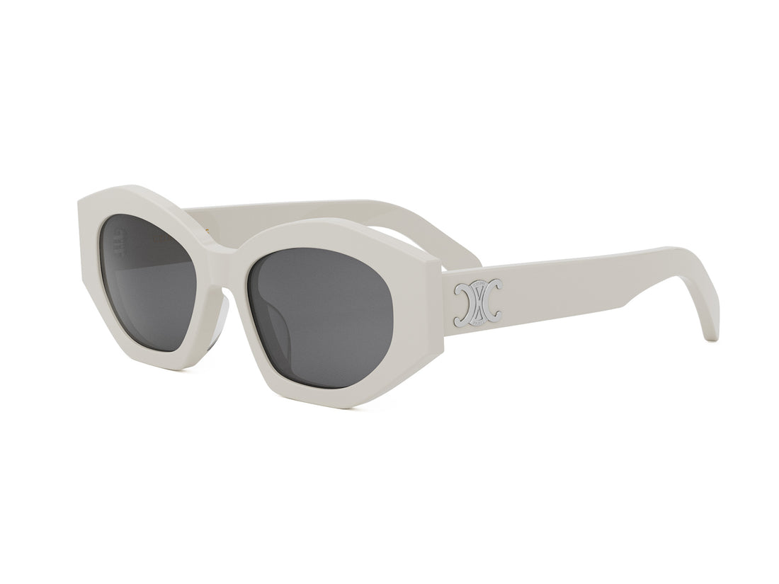 Sonnenbrillen celine triomphe cl40238u 25a white oval femenino größe 55mm - Hauptansicht