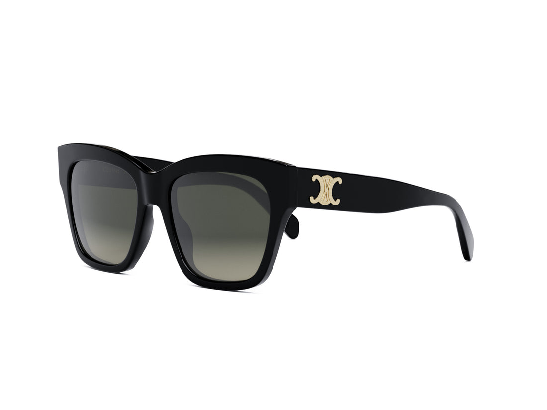 Okulary przeciwsłoneczne celine triomphe cl40253i 01f black geometric femenino rozmiar 55mm - Widok główny