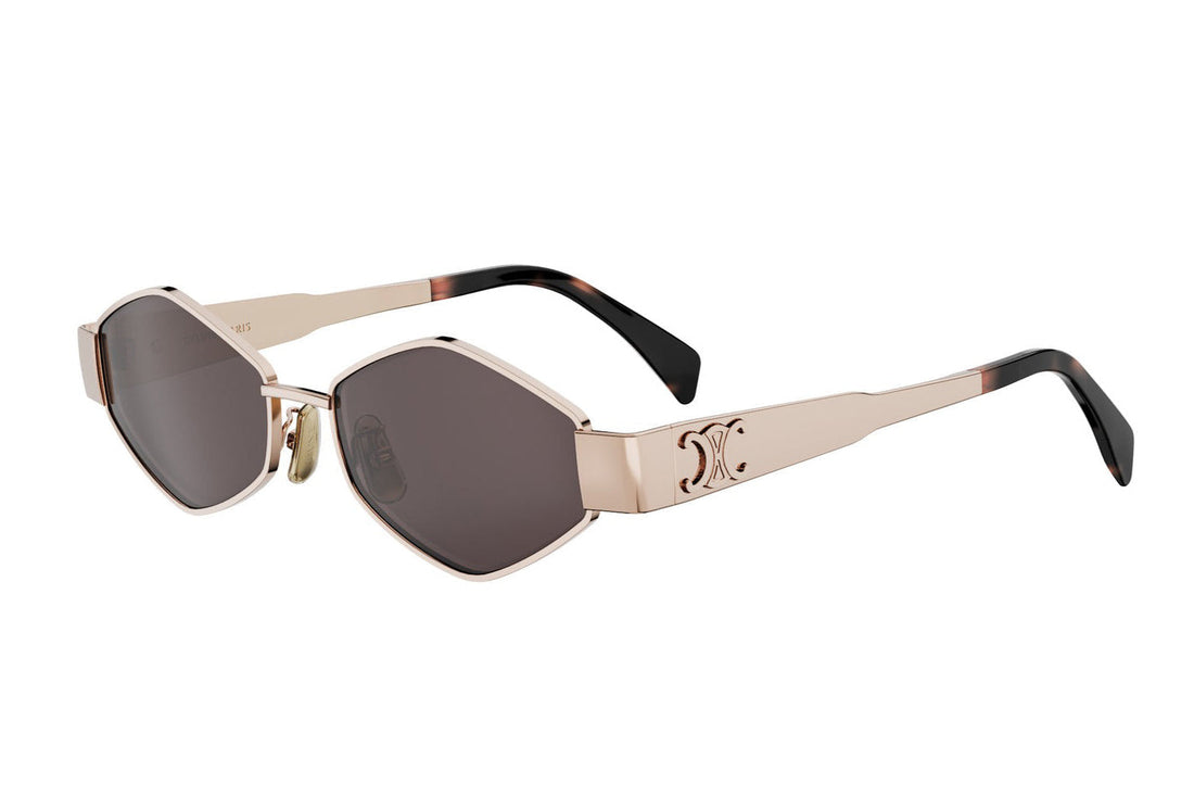 Okulary przeciwsłoneczne celine metal triomphe cl40254u 28a gold geometric femenino rozmiar 54mm - Widok główny