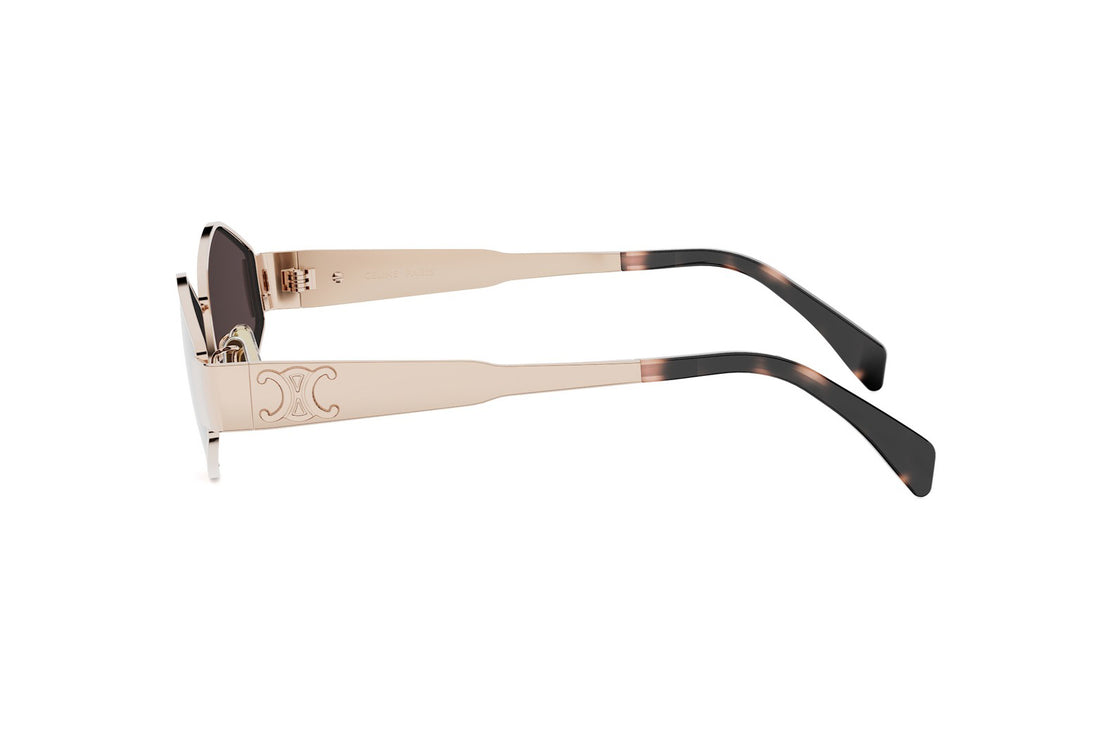 Okulary przeciwsłoneczne celine metal triomphe cl40254u 28a gold geometric femenino rozmiar 54mm - Widok szczegółowy