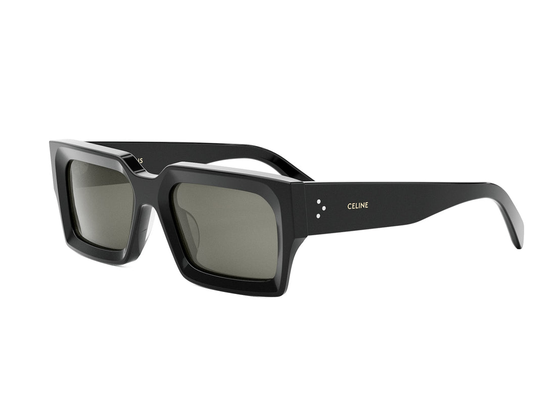 Okulary przeciwsłoneczne celine 3 dots cl40280u 01a black rectangular masculino rozmiar 54mm - Widok główny