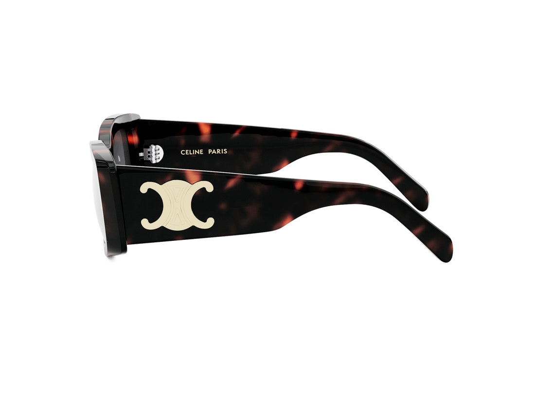 Okulary przeciwsłoneczne celine maxi triomphe cl40282u 52a havana rectangular femenino rozmiar 53mm - Widok szczegółowy