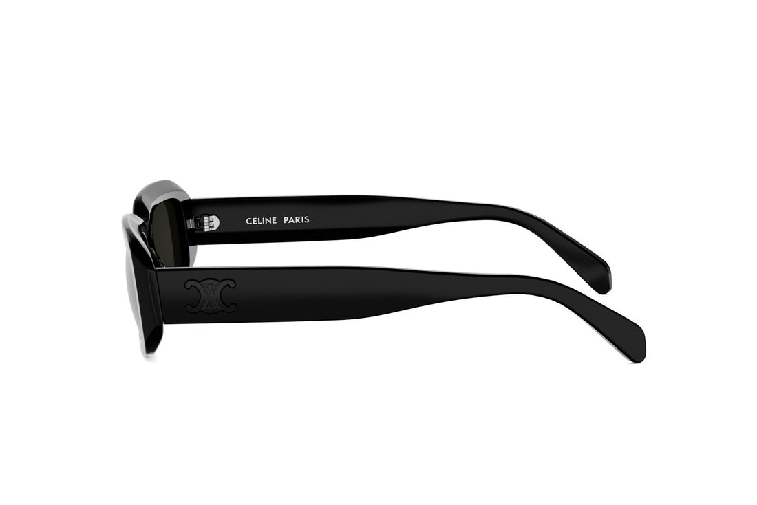Okulary przeciwsłoneczne celine triomphe cl40335i 01a black rectangular masculino rozmiar 54mm - Widok szczegółowy