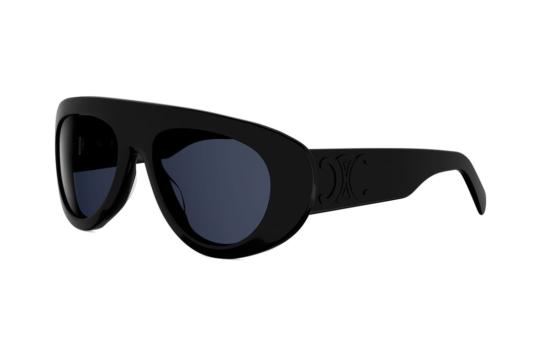 Okulary przeciwsłoneczne celine triomphe stamp cl40340u 01v black pilot femenino rozmiar 57mm - Widok główny